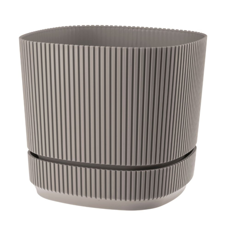 Doniczka PERA 13cm ciemny beż